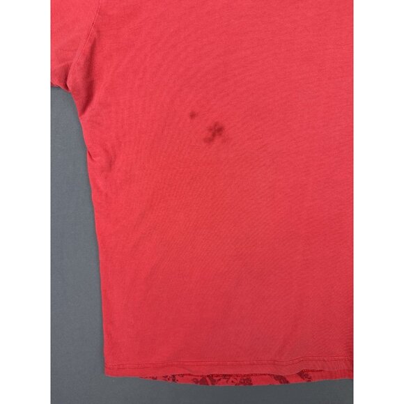 Vintage Y2K SouthPole AOP Red Shirt XL Streetwear Hype Art Logo Rare Hip Hop Art - Picture 12 of 16